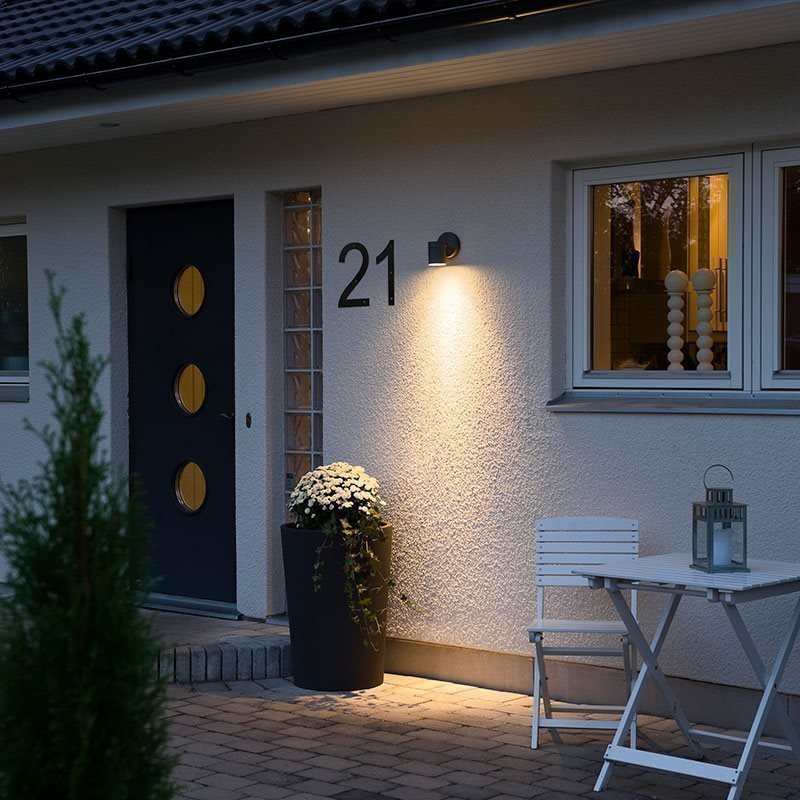 Konstsmide Modena 7657 Tummanharmaa Seinävalaisin