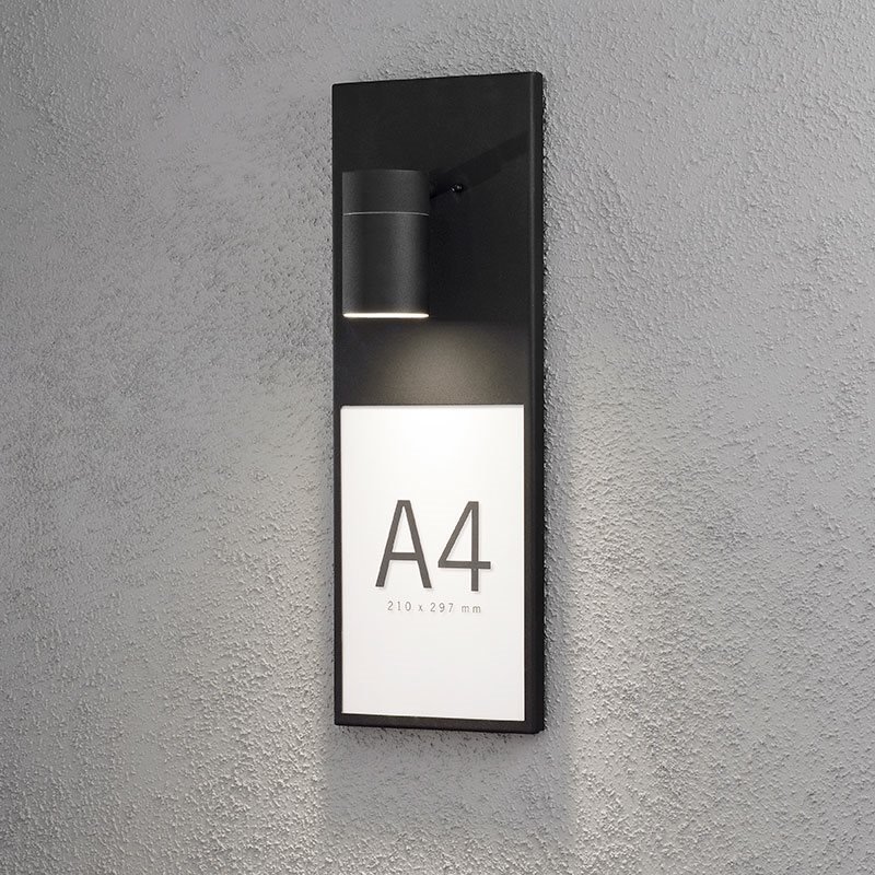 Konstsmide Modena 7675 Seinävalaisin Musta