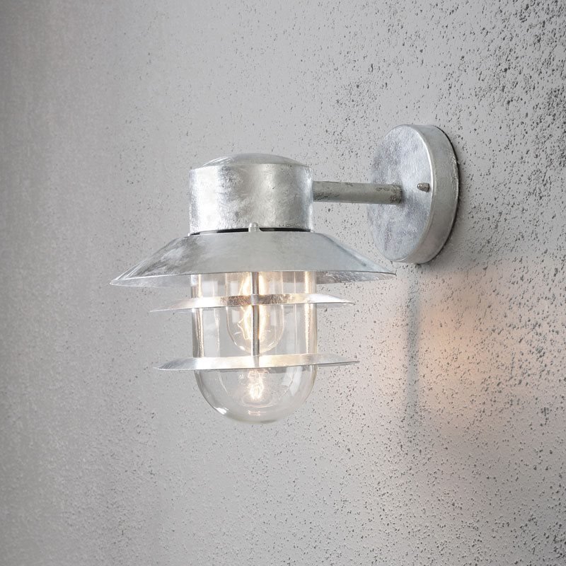 Konstsmide Modena Seinävalaisin Hopea