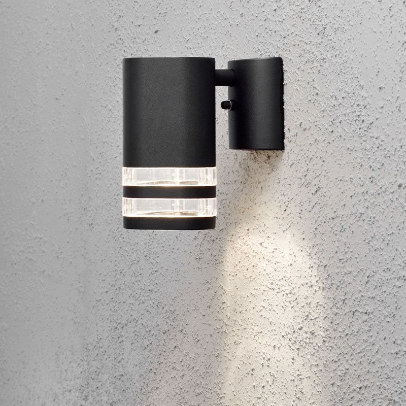 Konstsmide Modena Seinävalaisin Musta