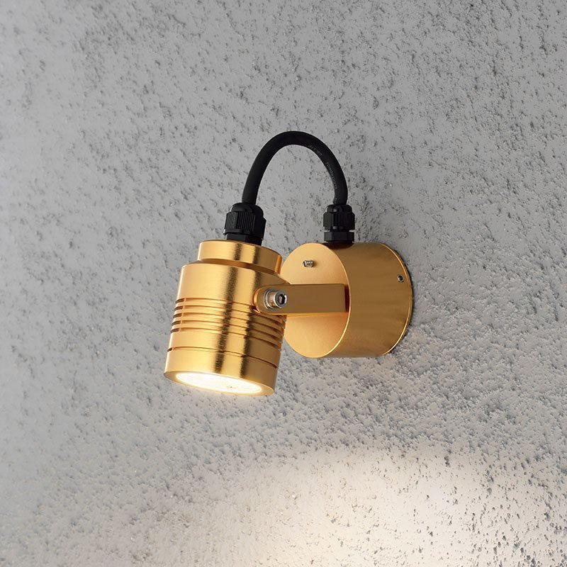 Konstsmide Monza Seinävalaisin Ruskea