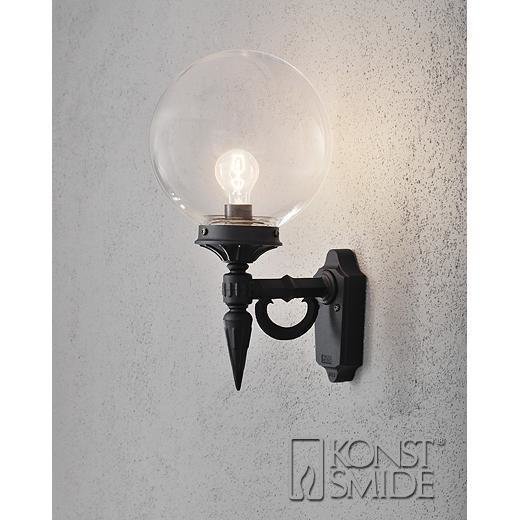 Konstsmide Orion ulkoseinävalaisin (musta)