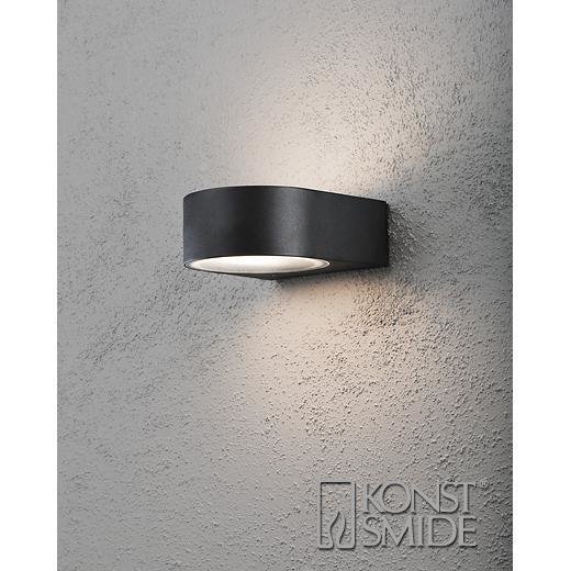 Konstsmide Teramo ulkoseinävalaisin (musta)
