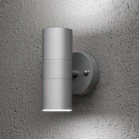 Konstsmide Ulkoseinävalaisin 7571-300 Modena 2xGU10 ylös/alas harmaa