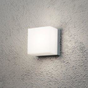 Konstsmide Ulkoseinävalaisin 7926-312 Sanremo 140x140x110 mm GX53 alumiini/opaalilasi