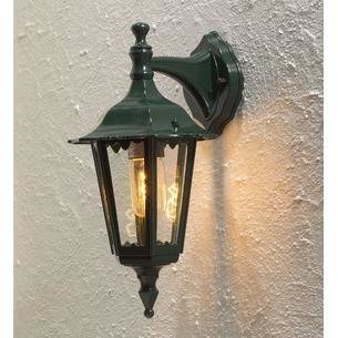 Konstsmide Ulkoseinävalaisin Firenze 7231-600 220x240x390 mm alasuunta pieni vihreä
