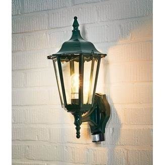 Konstsmide Ulkoseinävalaisin Firenze 7236-600 220x290x480 mm yläsuunta liiketunnistimella vihreä