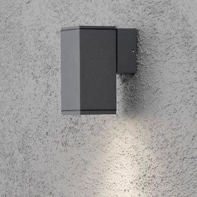 Konstsmide Ulkoseinävalaisin Monza 7908-370 65x100x135 mm alas antrasiitti