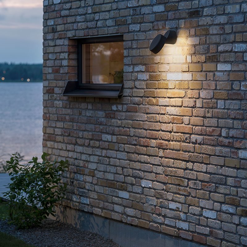 Konstsmide Vicenza Seinävalaisin Musta