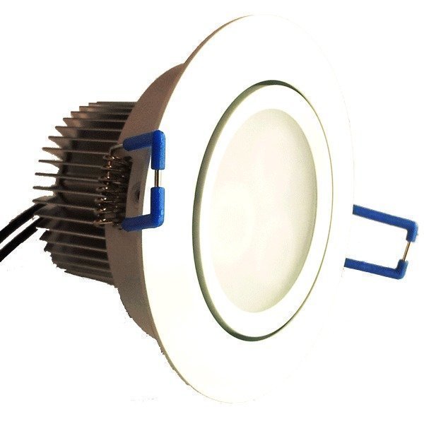 LED-alasvalo LED-033 9W 600lm Ø 90x55 mm suunnattava valkoinen