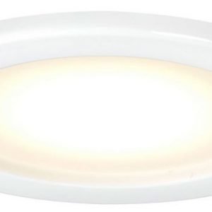 LED-alasvalo Planex LED 5W GX53 2800K Ø 104x39 mm valkoinen