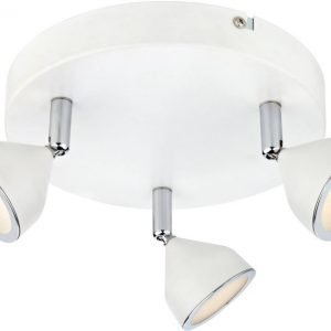 LED-kattospotti Bell Ø 205x105 mm 3-osainen valkoinen