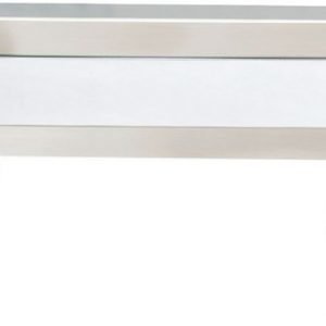 LED-kattospotti Rottelo 280x70 mm 2-osainen harjattu teräs/kromi
