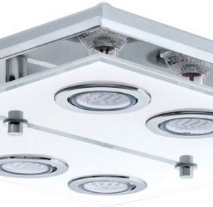 LED-kattovalaisin Cabo 340x340x70 mm kromi/kirkas/valkoinen