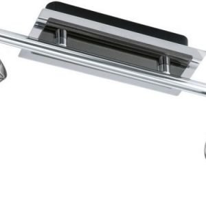 LED-kattovalaisin Davida 1 390x70 mm 2-osainen musta/nikkeli