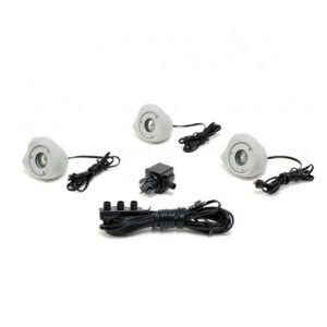 LED kivivalosetti GARDEN 3-osainen