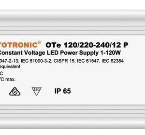 LED-liitäntälaite Triton 120W OTP IP67 12/230V 250x60x39 mm