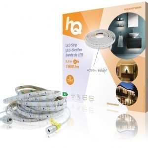 LED-nauha helppo kiinnitys lämmin valkoinen sisä- tai ulkokäyttöön 1 600 lm 5 00 m