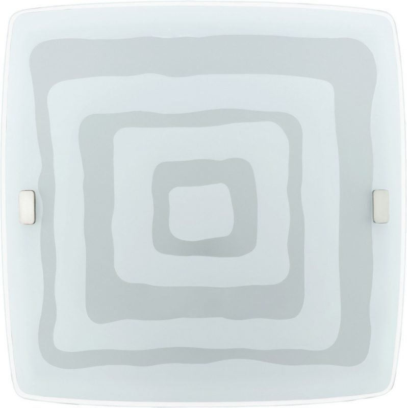 LED-plafondi Borgo 335x335 mm valkoinen/kuvioitu