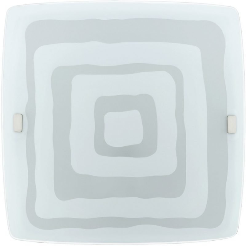 LED-plafondi Borgo 410x410 mm valkoinen/kuvioitu