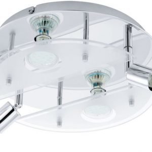 LED-plafondi Cabo 1 Ø 29 cm 4-osainen valkoinen