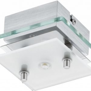 LED-plafondi Fres 2 125x125x65 mm kirkas/valkoinen/kromi