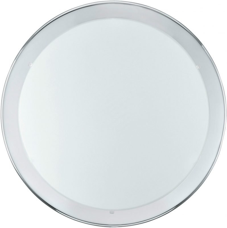 LED-plafondi Planet 18W Ø 37 cm kromi valkoinen