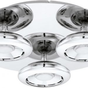 LED-plafondi Tarugo 3-osainen Ø 35 cm kromi