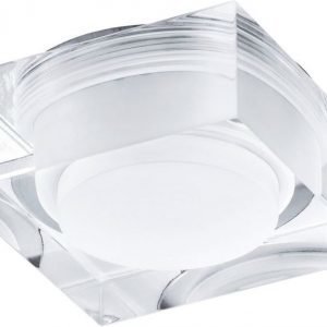 LED-plafondi Tortoli 76x76x32 mm kromi/kirkas/valkoinen