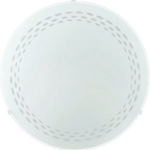 LED-plafondi Twister Ø 315 mm valkoinen/kuvioitu