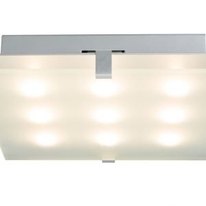 LED-plafondi Xeta 300x300x68 mm mattakromi