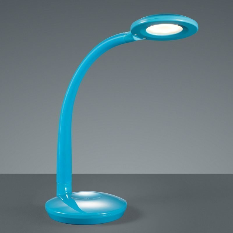 LED-pöytävalaisin Cobra Ø 130x465 mm sininen