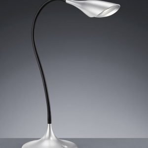 LED-pöytävalaisin Flamingo Ø 170x400 mm harmaa/musta