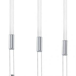 LED-riippuvalaisin Aggius 3-osainen kromi valkoinen