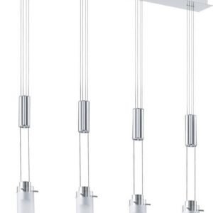 LED-riippuvalaisin Aggius 870x1100 mm 4-osainen kromi/valkoinen/kirkas