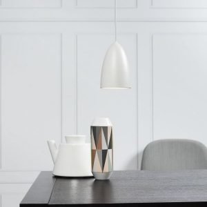 LED-riippuvalaisin Nexus 10 Ø 100x150 mm valkoinen
