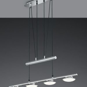LED-riippuvalaisin Pilatus 800x110x1600 mm 4-osainen kromi