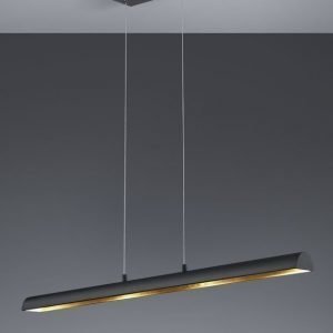 LED-riippuvalaisin Ramiro 1000x85x1500 mm musta/kulta