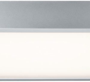 LED-seinä-/kattovalaisin Space 1x18.5 W 360x360 mm mattakromi/valkoinen