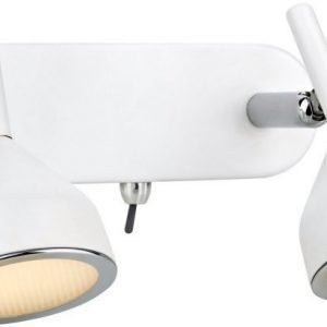 LED-seinäspotti Bell 190x110x105 mm 2-osainen valkoinen