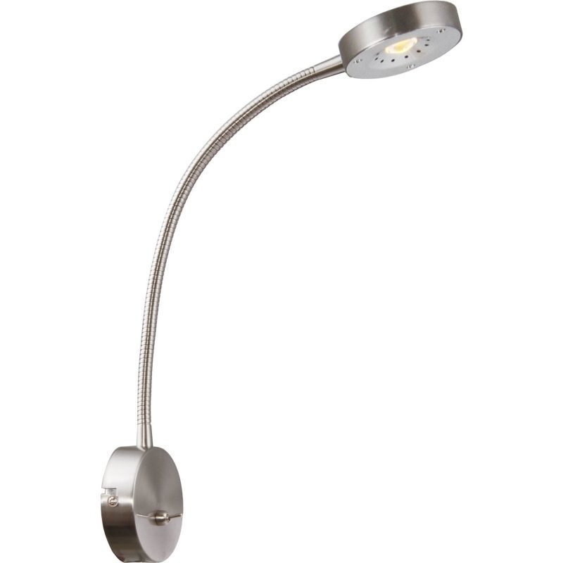 LED-seinävalaisin Aneta Oslo 80x400x430 mm satiiniteräs