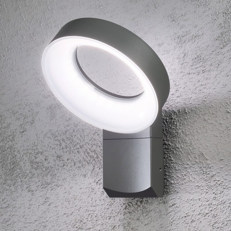 LED-seinävalaisin Asti 7273-370 260x235x355 mm antrasiitti