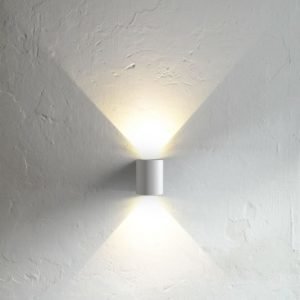 LED-seinävalaisin Canto 90x100x105 mm ylös/alas valkoinen