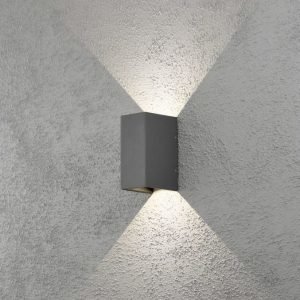 LED-seinävalaisin Cremona 7940-370 80x110x170 mm ylös/alas antrasiitti