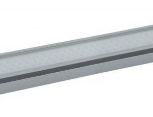 LED-seinävalaisin Doja 575x30 mm hopea