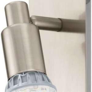 LED-seinävalaisin Eridan 165x70 mm harjattu teräs