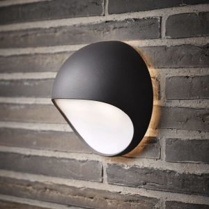 LED-seinävalaisin Fuel 202x115x202 mm harmaa