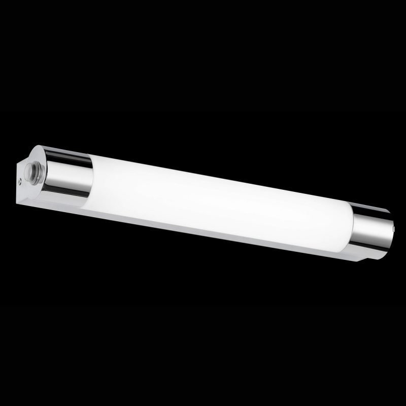 LED-seinävalaisin H2O 2815 440x90x60 mm IP44 + pistorasia kromi