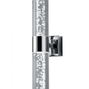 LED-seinävalaisin H2O 70x120x300 mm 2-osainen kromi/kupla-akryyli