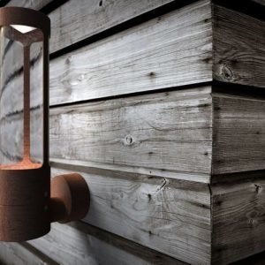 LED-seinävalaisin Helix 80x14x325 mm corten-teräs